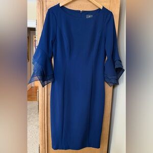 Adrianna Papell Flutter Sleeve Dress - Ladies 12